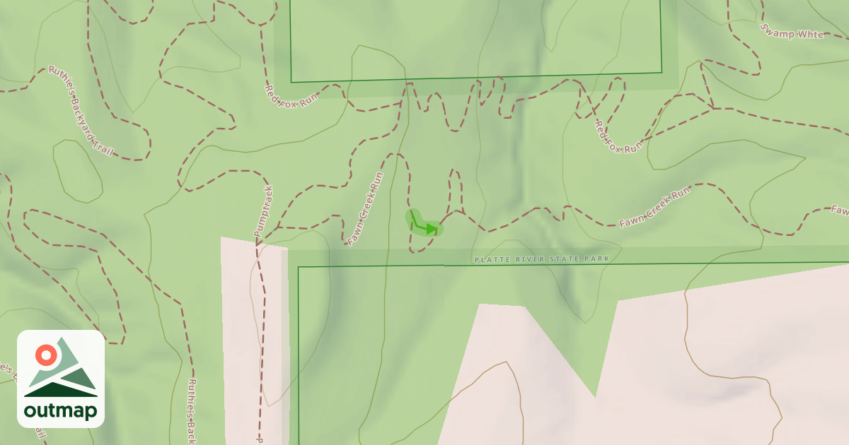 Map of Fawn Creek Run