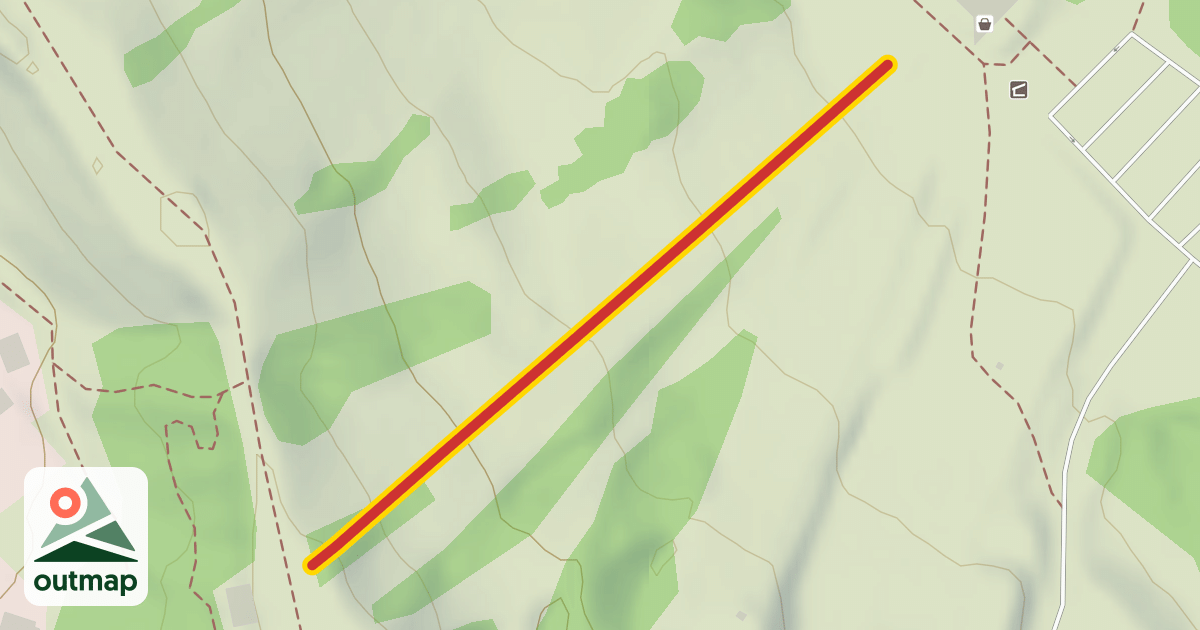 Map of North Quad Chairlift