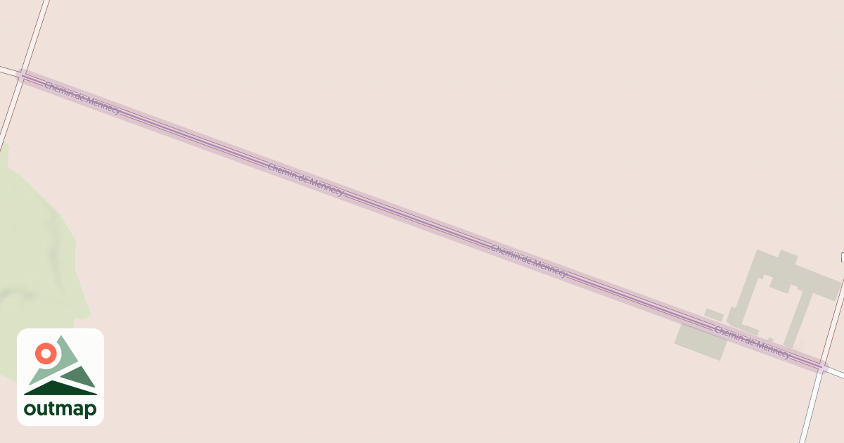 Map of Chemin de Mennecy