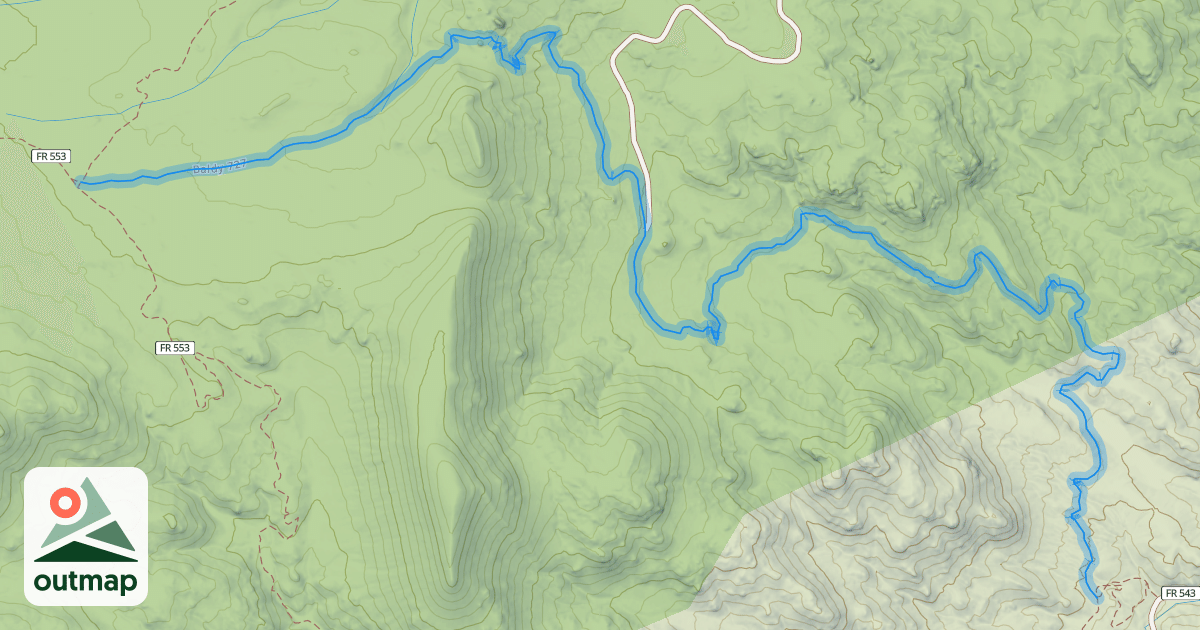 Map of Baldy 727