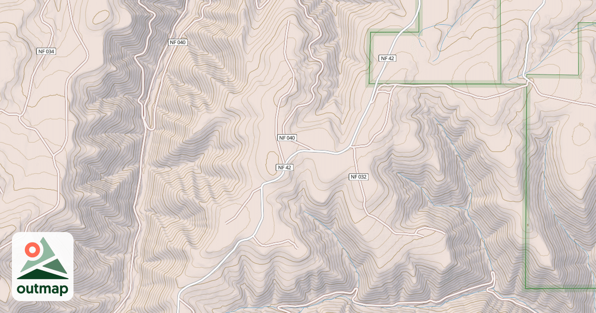 Map of IRON SPRING ROAD