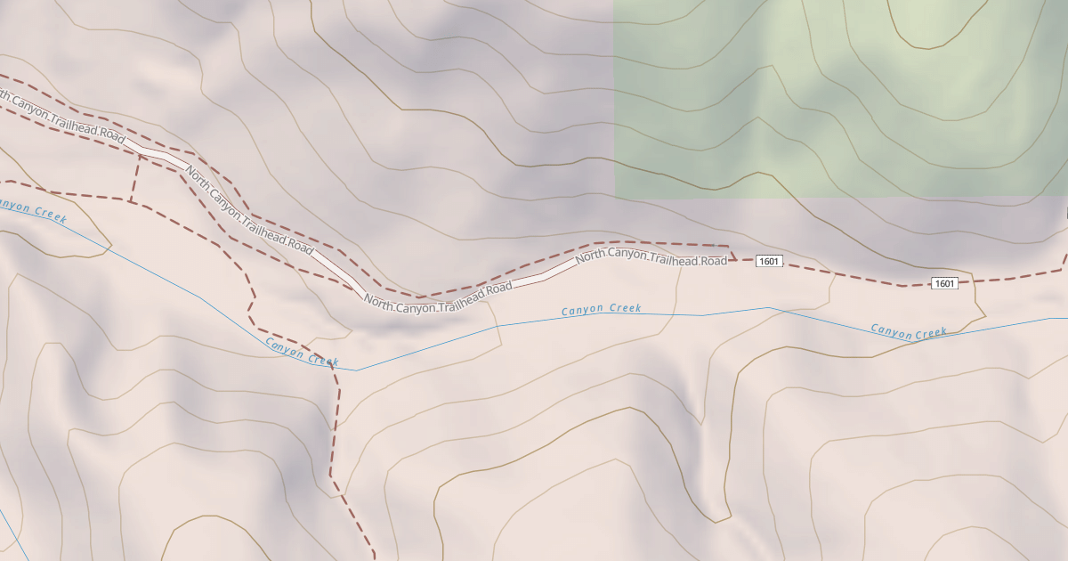 Map preview of NORTH CANYON T.H.