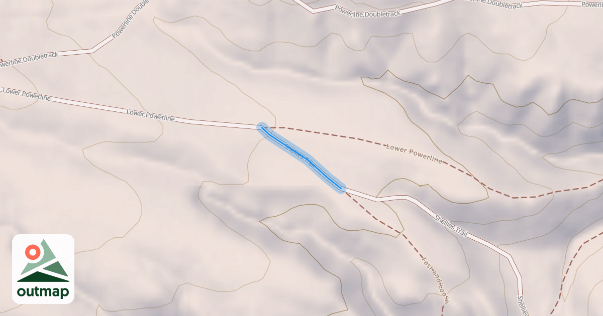 Map of Shellies Trail