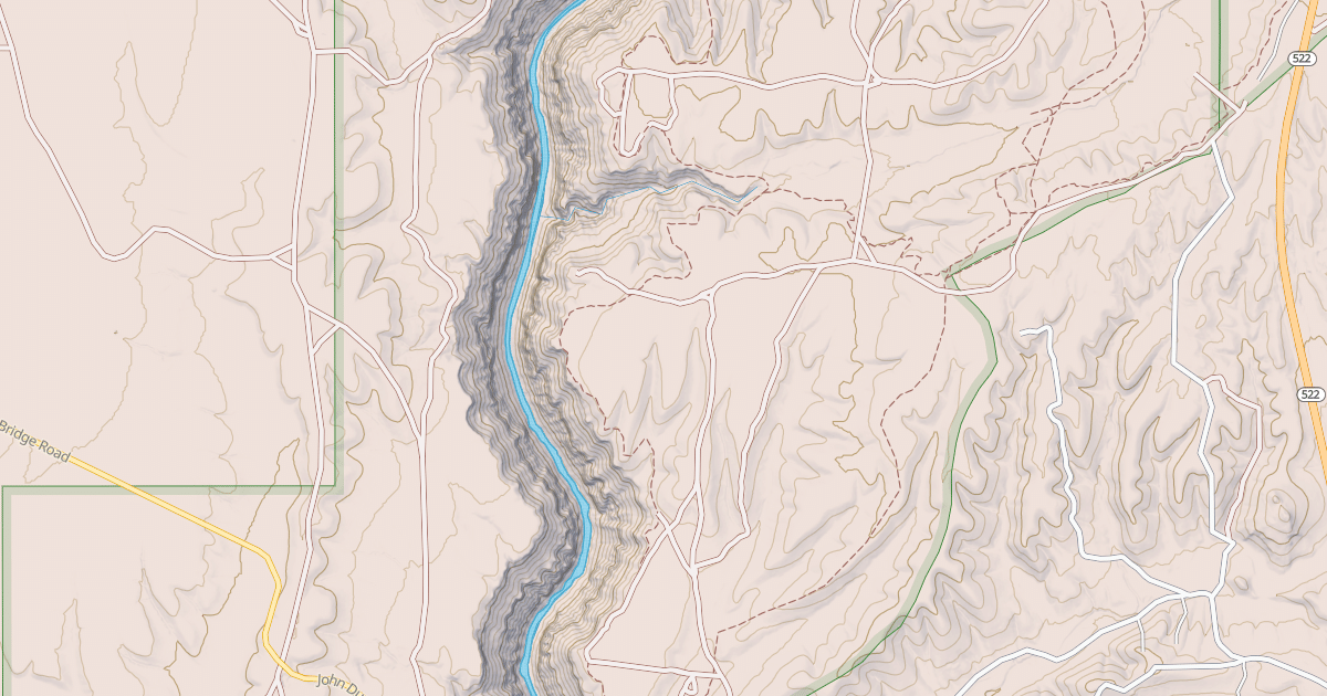 Map preview of Horse Theif Mesa Trail