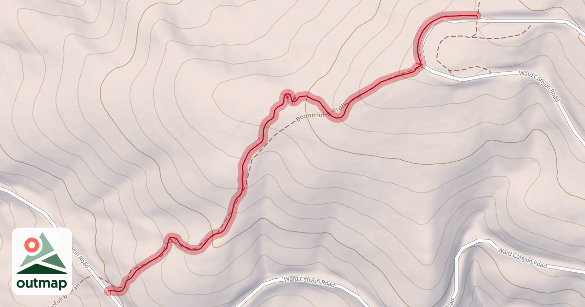 Map of Bountiful B Trail