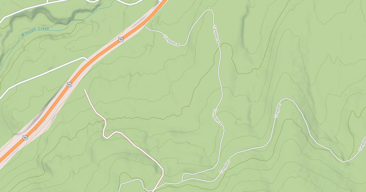 Map preview of TUNGSTEN B