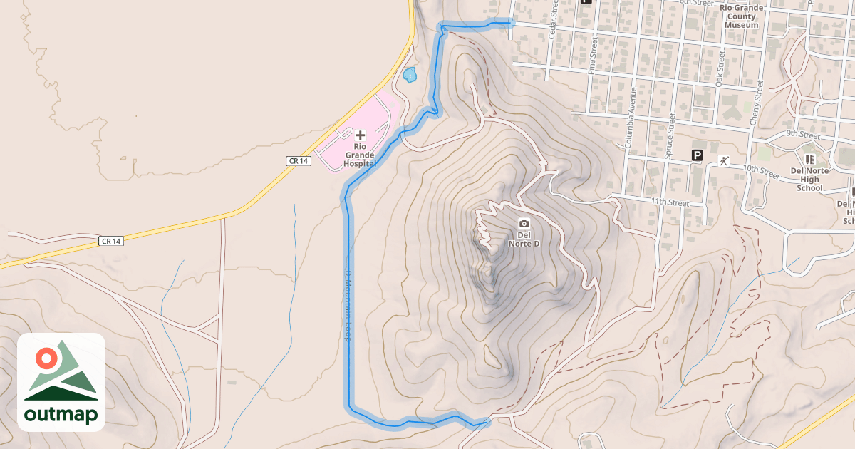 Map of Loop Trail
