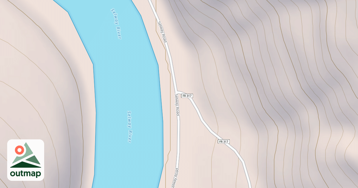 Map of COOLWATER RIDGE