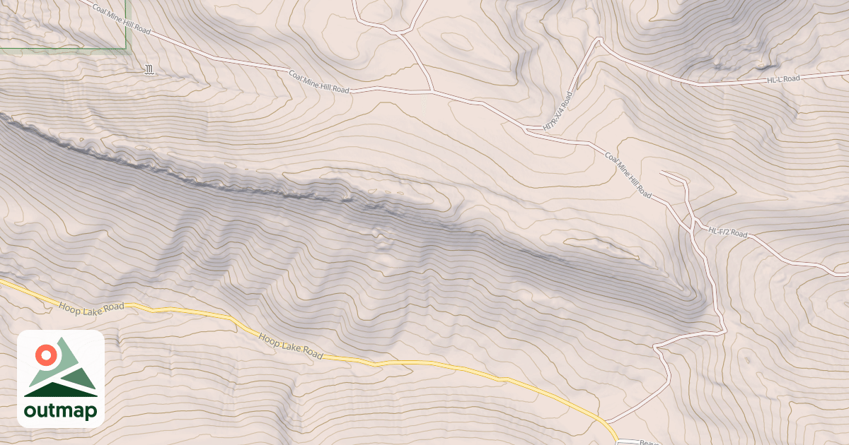 Map of COAL MINE HILL