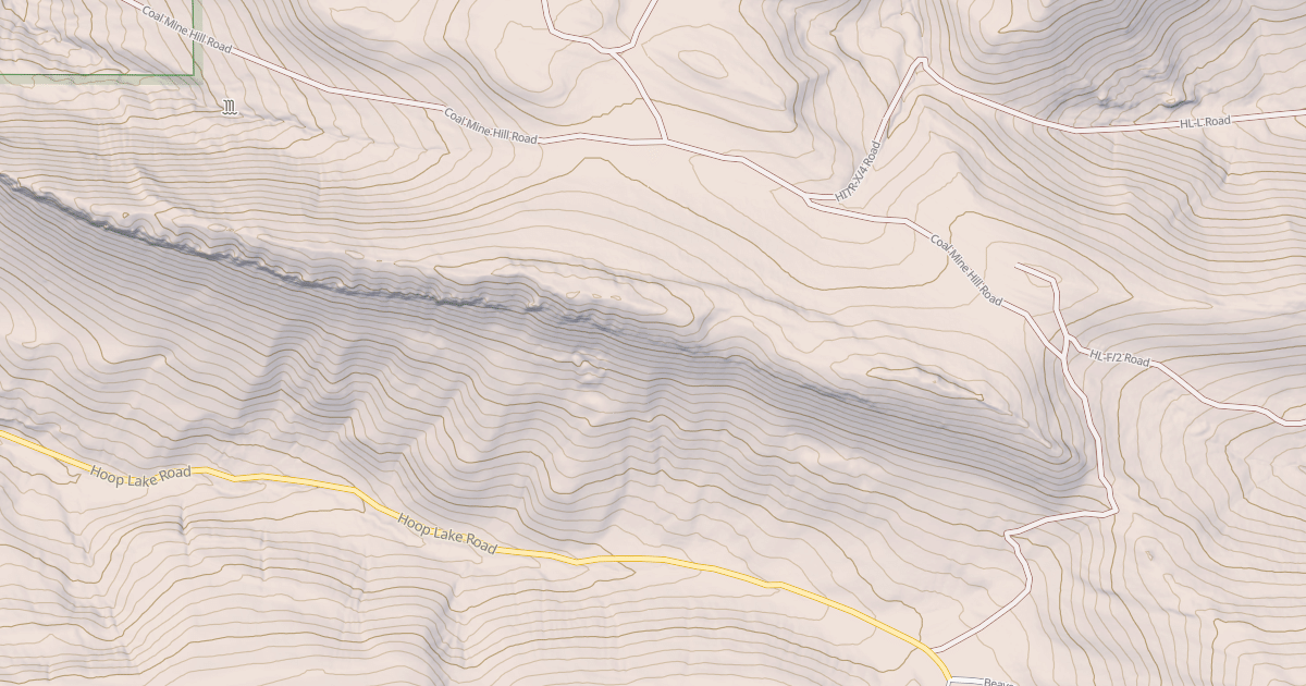 Map preview of COAL MINE HILL