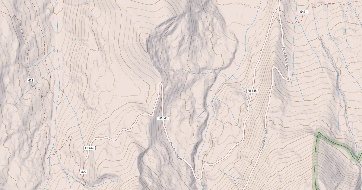 Map preview of ELK CREEK