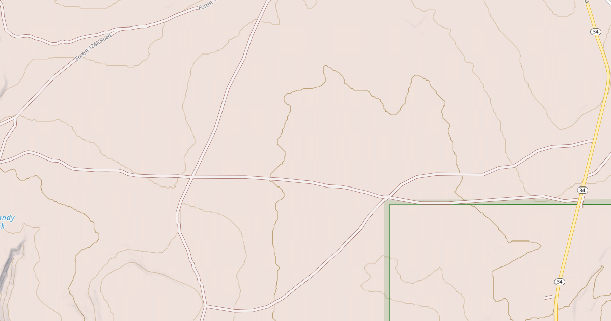 Map preview of USFS National Forest System Roads {F35584FC-E6FF-486E-85C7-74CE24A0F3C9}