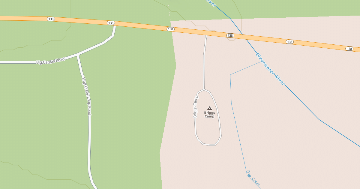 Map preview of BRIGGS CAMP