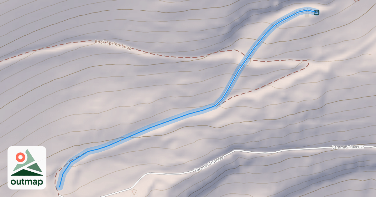 Map of Hanging Rock
