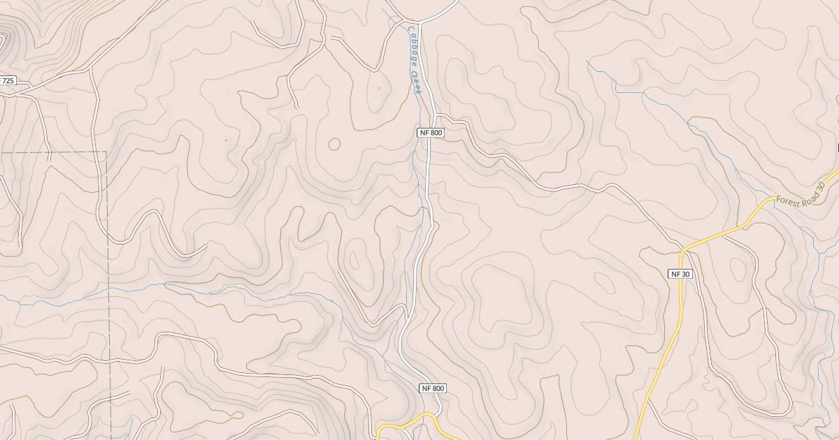 Map preview of USFS Motor Vehicle Use Map Roads {7499E882-8B3E-4F46-B555-7FA848C63CA3}
