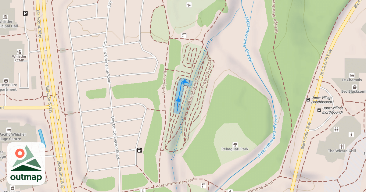 Map of Blue Track 3
