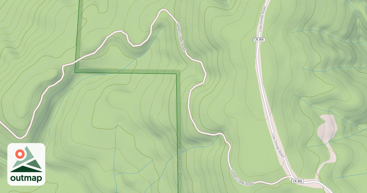 Map of LITTLE MILL CR