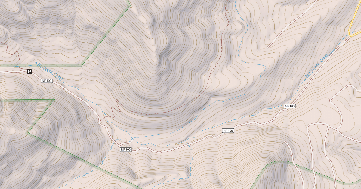 Map preview of TENDERFOOT TH
