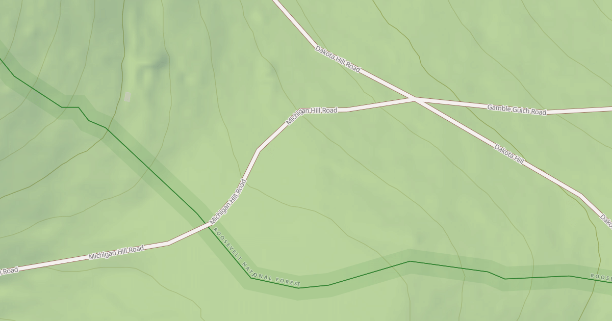 Map preview of MICHIGAN HILL