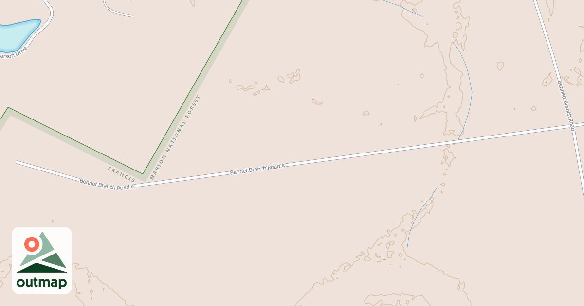 Map of BENNETT BRANCH A