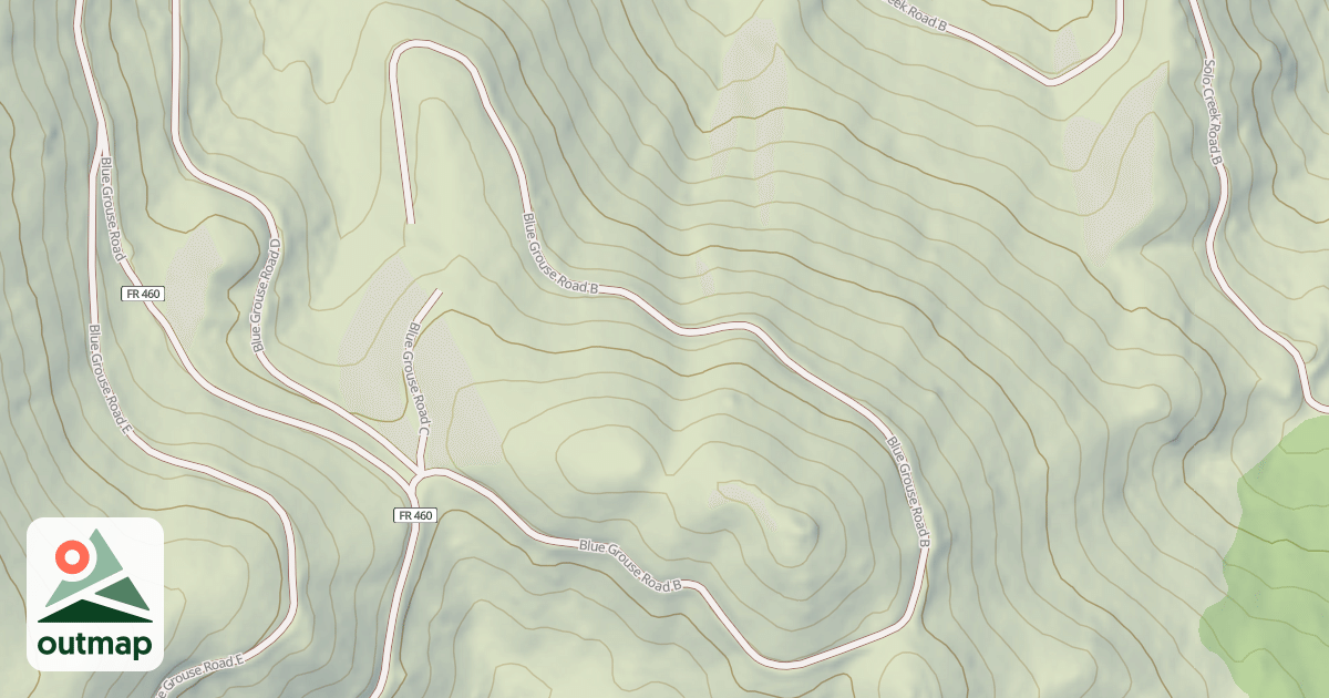 Map of BLUE GROUSE B