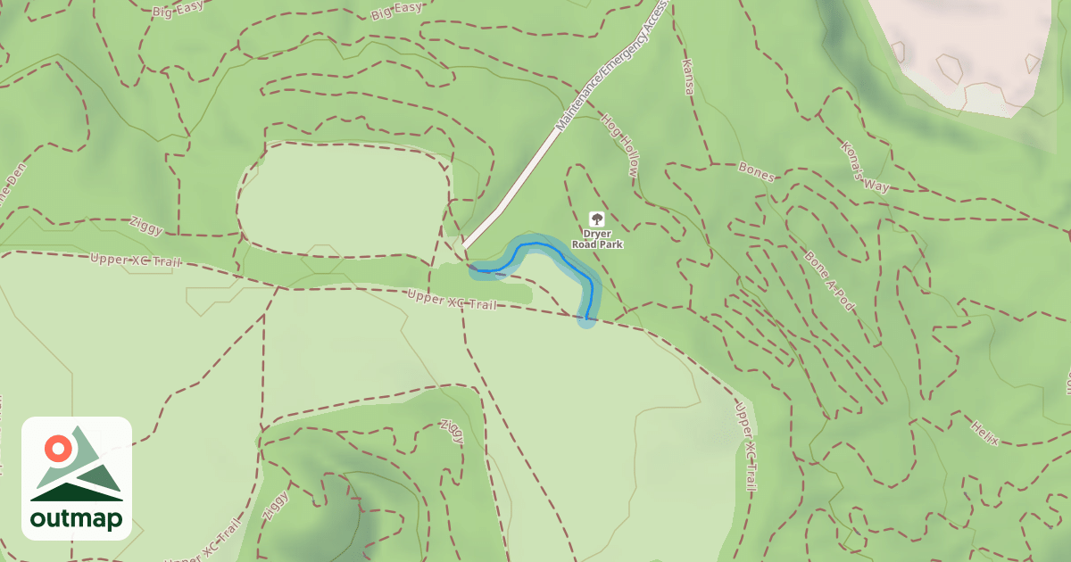 Map of Dragon's Back