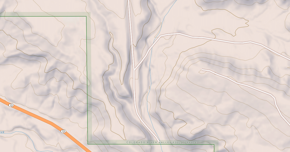 Map preview of BLM National GTLF Public Motorized Roads a1e1d797-4ef4-4fbb-9fb8-35972df37d39