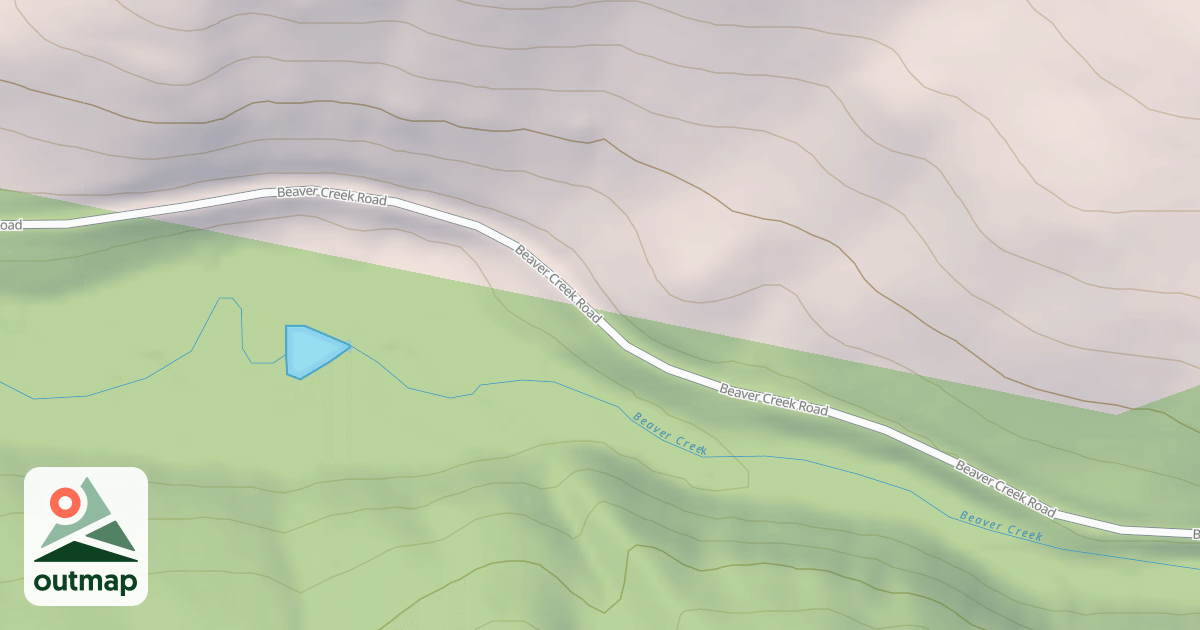 Map of BEAVER CREEK