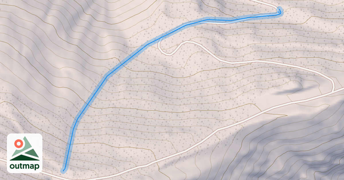 Map of Coume Longue