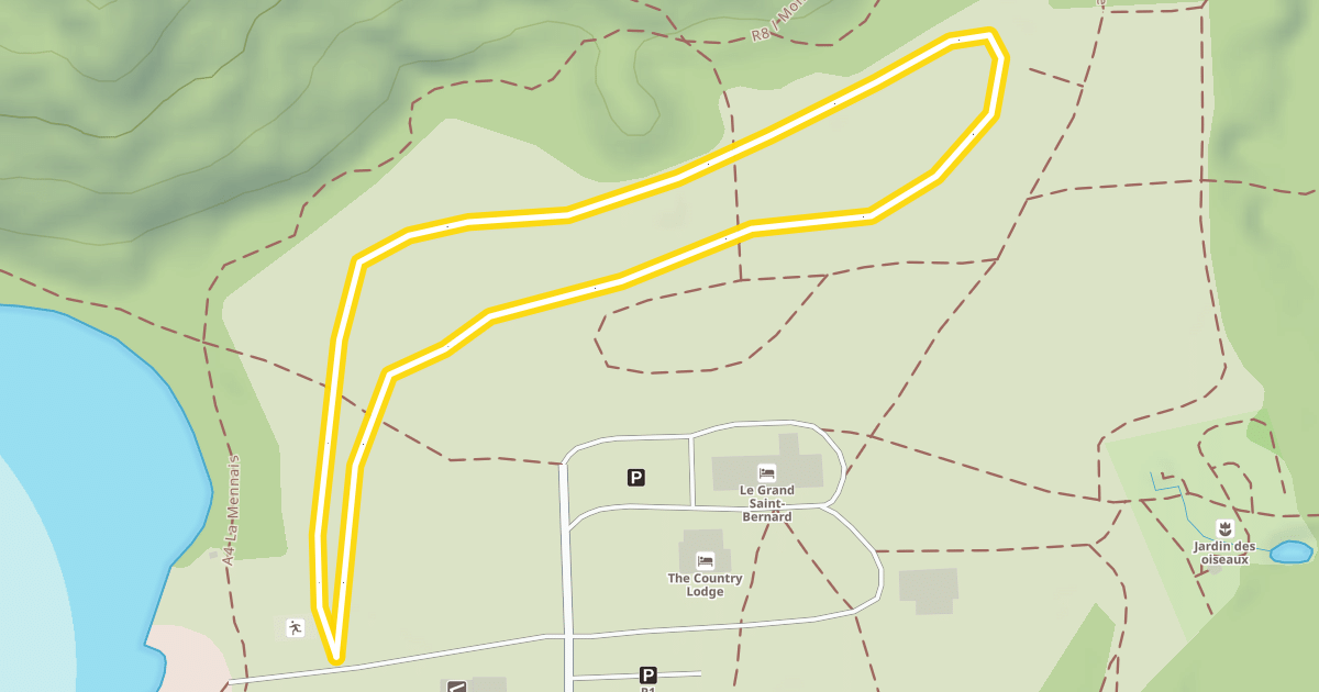 Map preview of A4 / Le Mennais