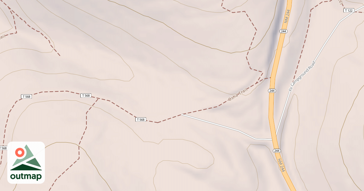 Map of USFS Motor Vehicle Use Map Roads {7CA68EFA-F2E3-4523-904B-A27658B864F4}