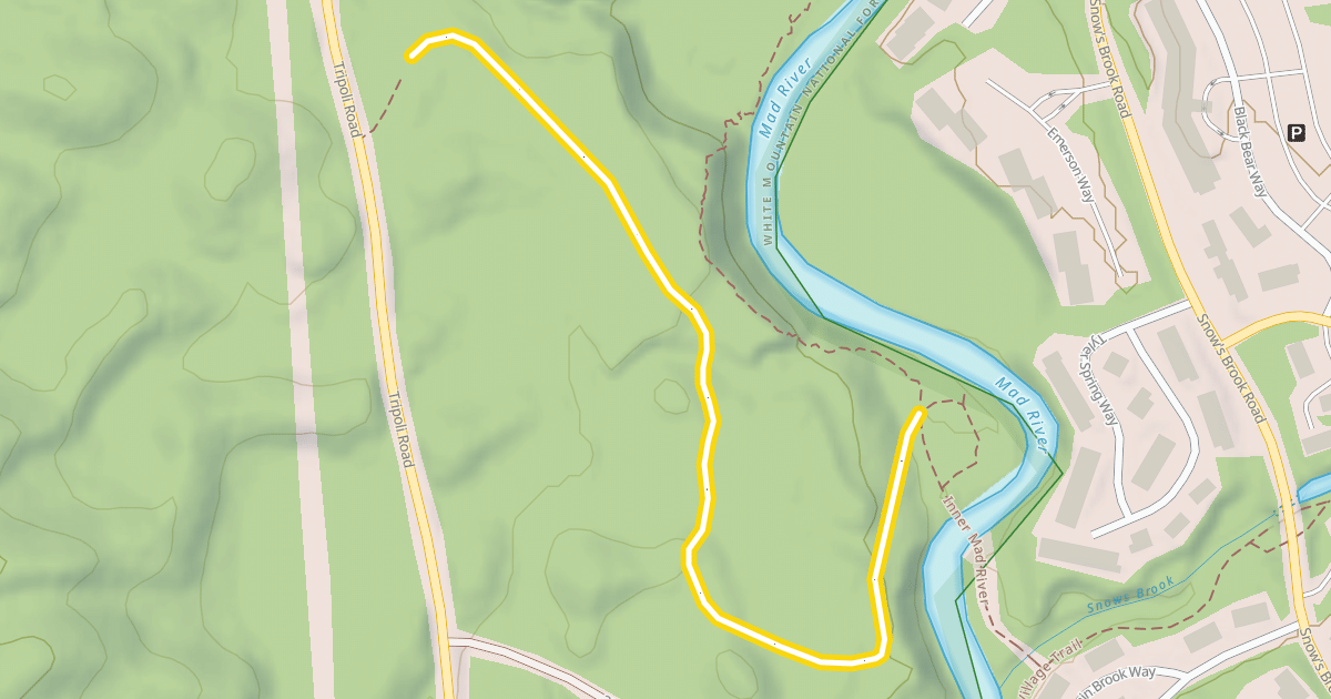Map preview of Inner Mad River