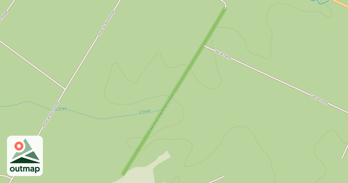Map of Laie de la Fontaine aux Corbeaux