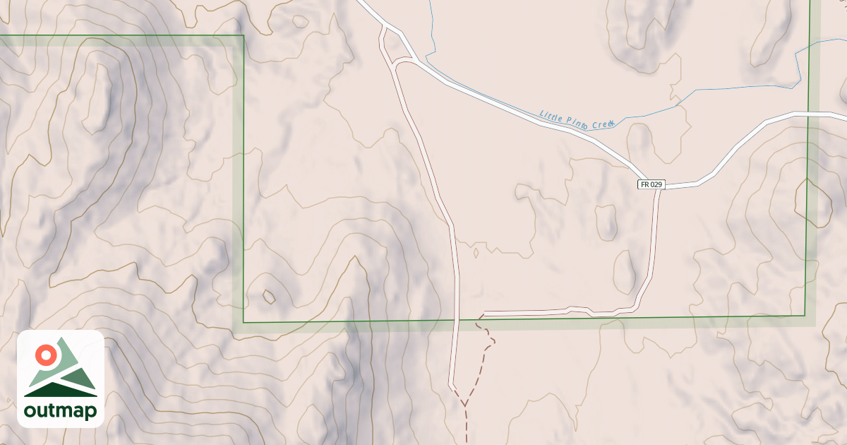 Map of USFS Motor Vehicle Use Map Roads {FD3C0A9B-A057-4DA8-9F90-AA0165DC6026}