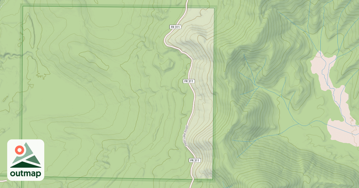 Map of PETIT LAKE