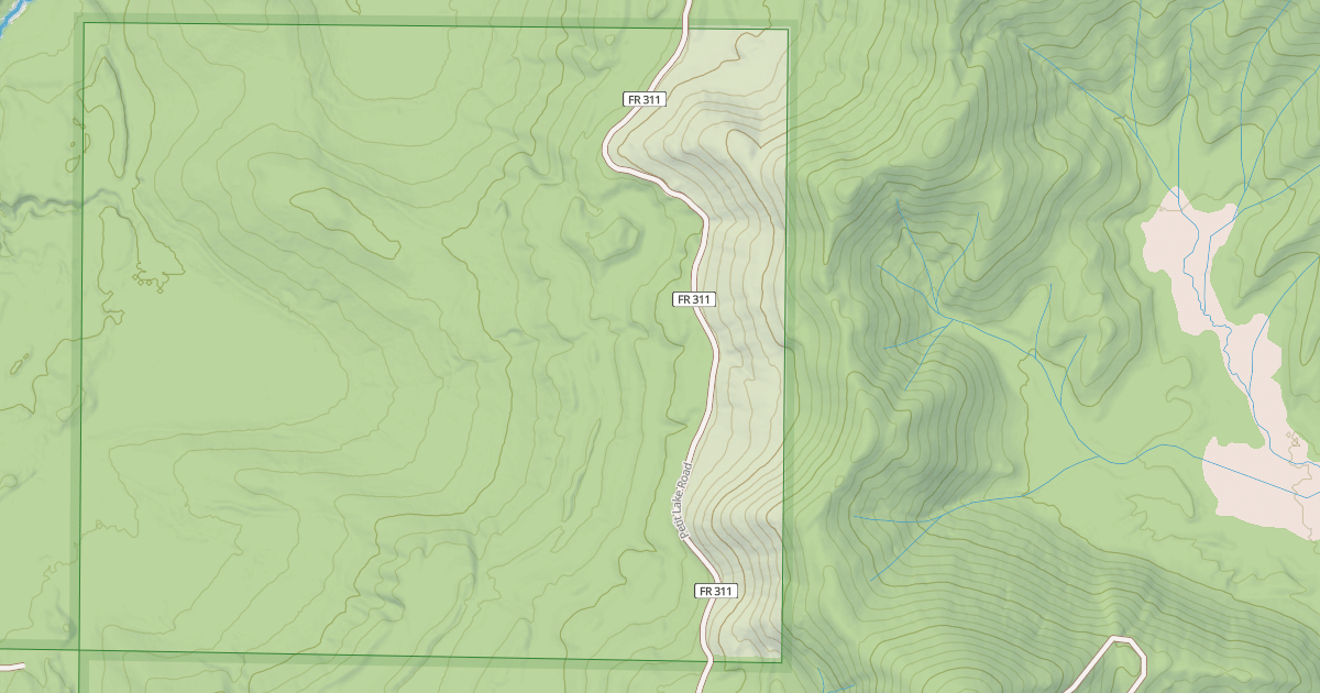 Map preview of PETIT LAKE