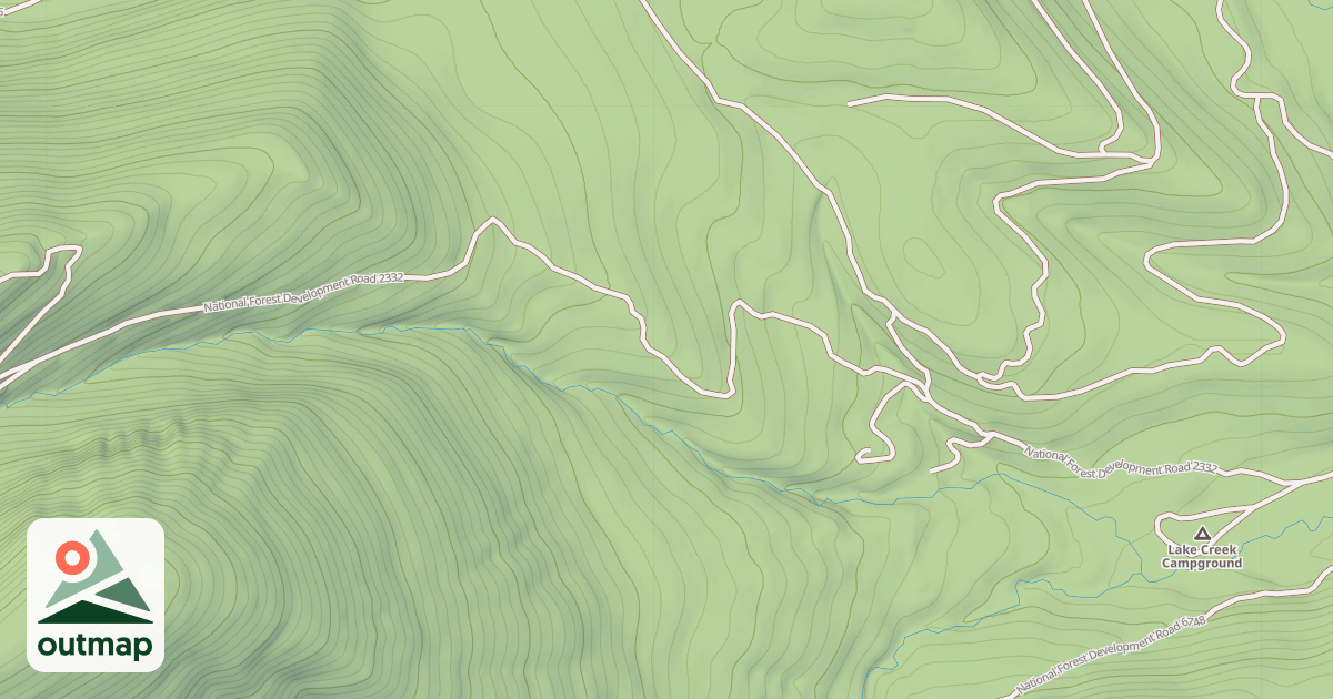 Map of BRAMLET CREEK
