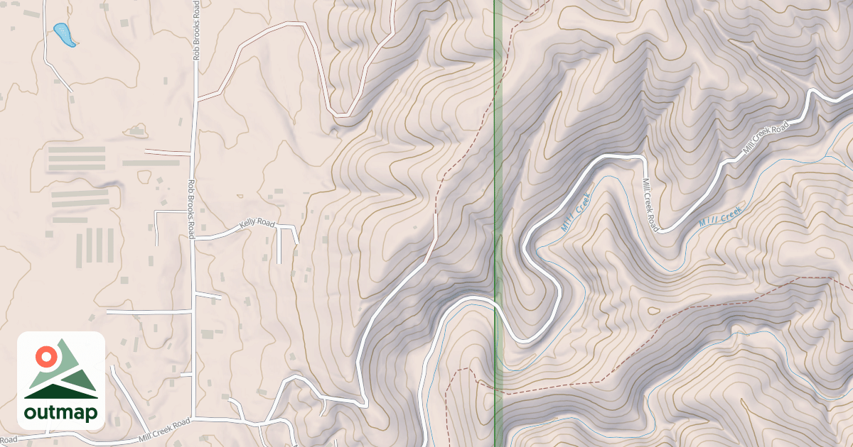Map of HICKORY RIDGE