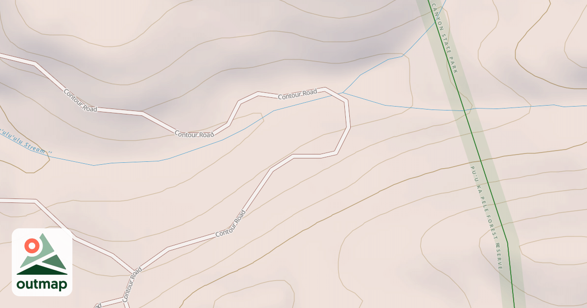 Map of Contour Road