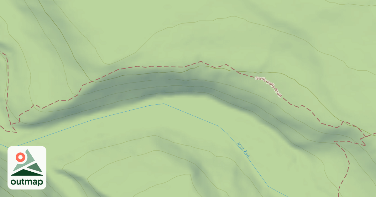 Map of Hickory Run State Park Trails
