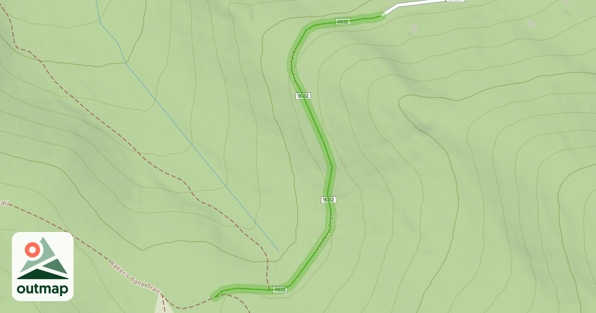 Map of Valdero Trail
