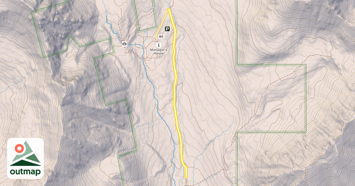 Map of Gold Cord Road