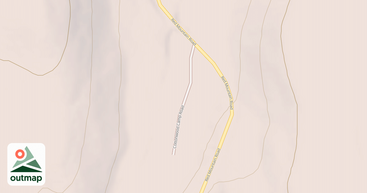 Map of COTTONWOOD CAMP