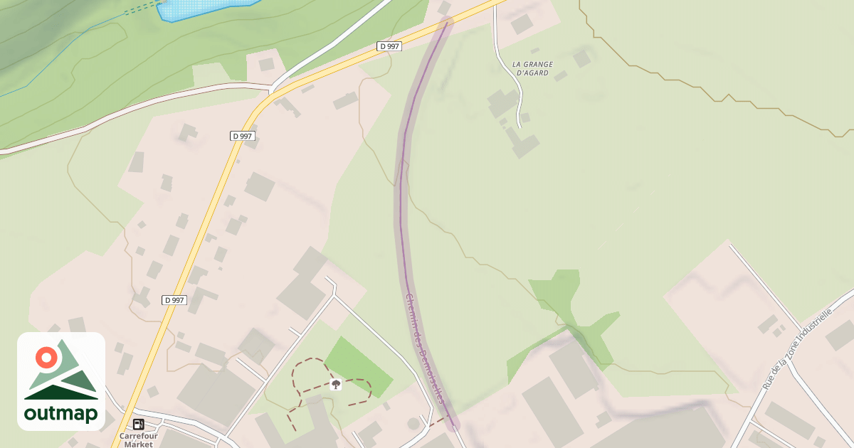 Map of Chemin des Demoiselles