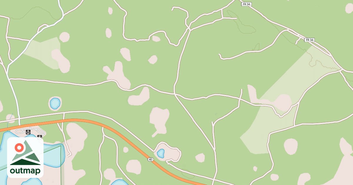 Map of USFS National Forest System Roads {EE2B341B-26E0-47BE-8429-CE0DB4784B29}