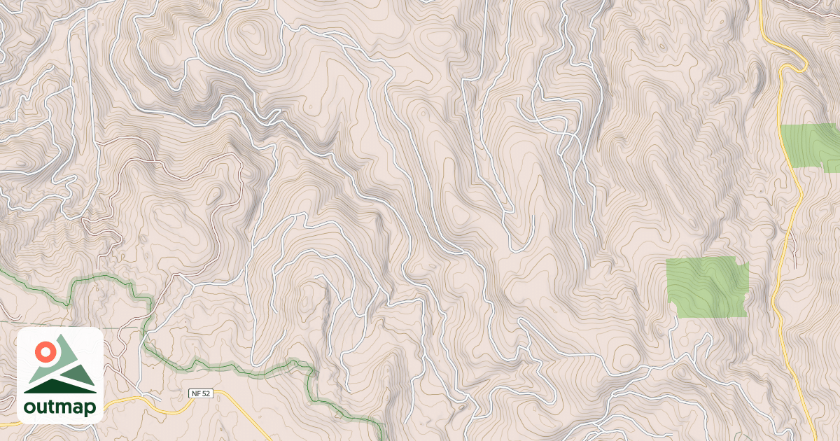 Map of USFS National Forest System Roads {A4CA33A7-1AA1-4582-8B95-5DB503F1CD4A}