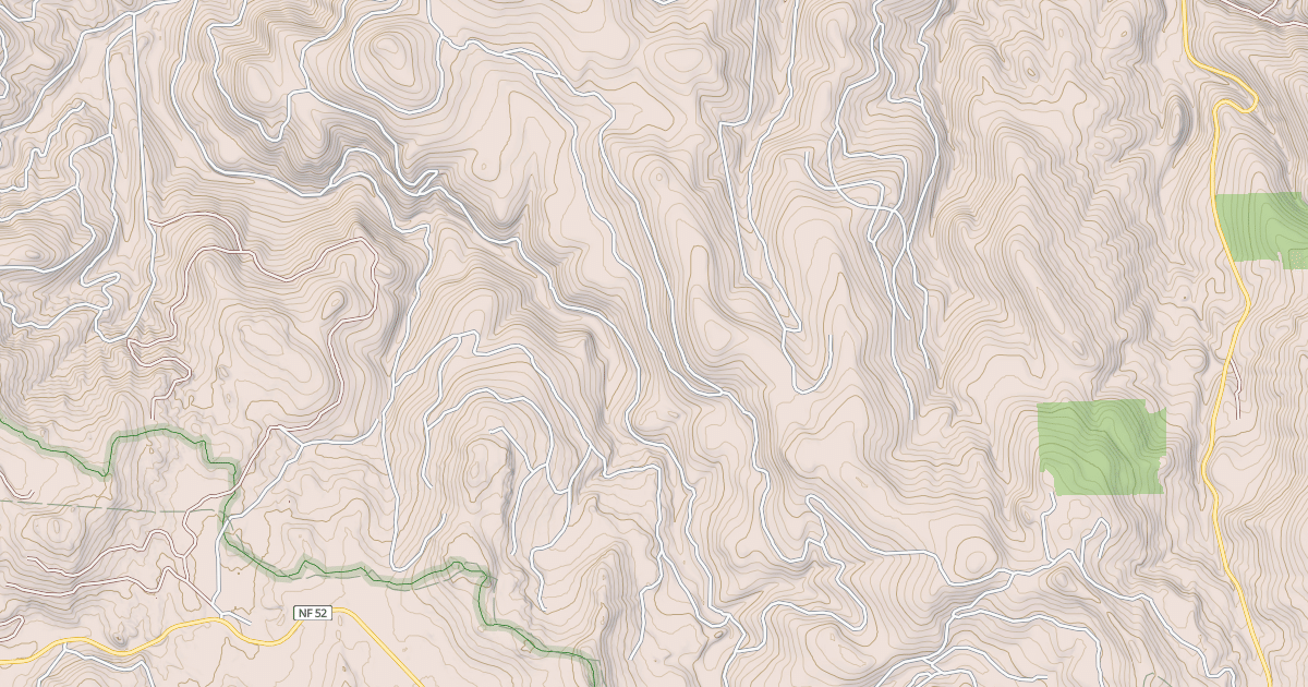 Map preview of USFS National Forest System Roads {A4CA33A7-1AA1-4582-8B95-5DB503F1CD4A}