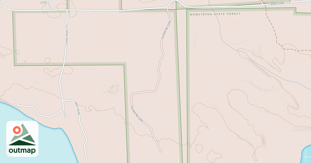 Map of EAST BOWSTRING SPUR 3250