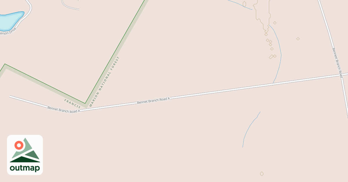 Map of BENNETT BRANCH A
