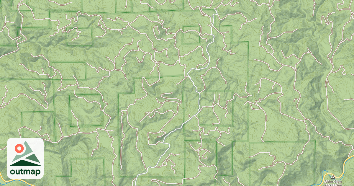 Map of CLARENCE CREEK